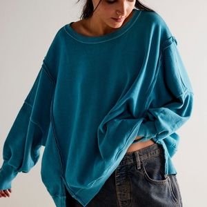 RARE NWT Free People We The Free | Camden Sweatshirt Pullover | Small